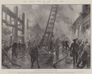 The Great Fire in the City by G.S. Amato
